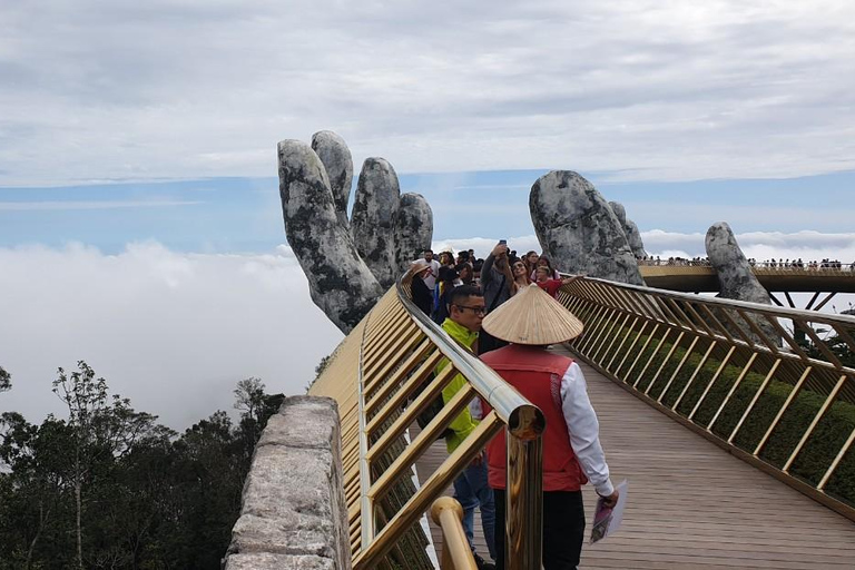 Golden Bridge &amp; back with Guide &amp; Transfer From Tien Sa PortGolden Bridge - Bana Hills Day Trip from Tien Sa Port