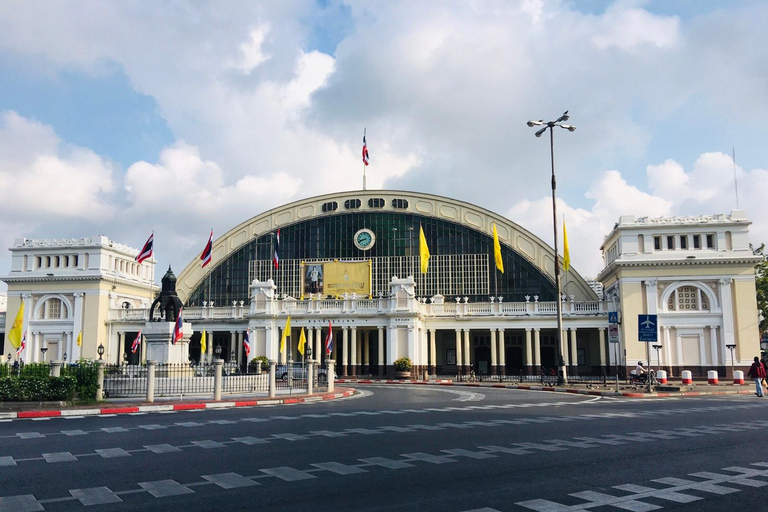 Bangkok : visite en bus à impériale avec repas Michelin et 20 sites emblématiquesMenu halal (déjeuner, dîner, soirée)
