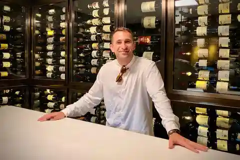 Una degustazione di champagne atipica con un'ottima vista