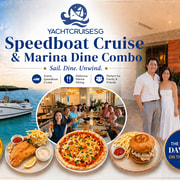 Singapore Speedboat Cruise & Marina Dining Combo