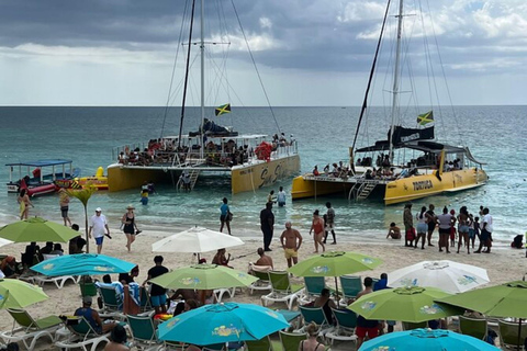 Negril Beach Catamaran Cruise; Sunset, Snorkeling, and Party