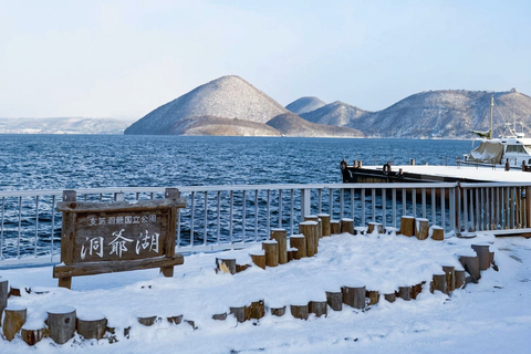 Sapporo: Lake Shikotsu Ice Festival & Lake Toya Day Trip