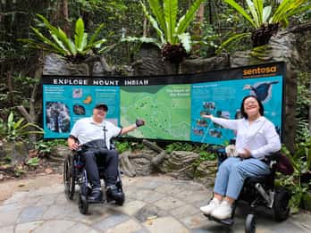 Singapore - en resa Sentosa Island Rullstolsanpassad rundtur