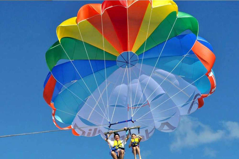Sharm El-Sheikh: Desert & Waves Adventure / Lunch Option 2 : ( 1 x DBL Parasailing + Banana + Tube )
