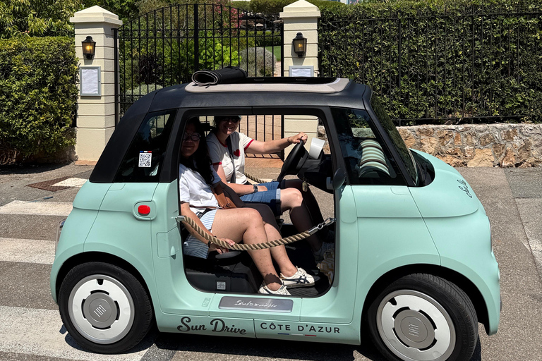 Saint-Jean-Cap-Ferrat & Monaco: Tour in a 100% electric Fiat Topolino 2-hour Panoramic Tour of Monaco