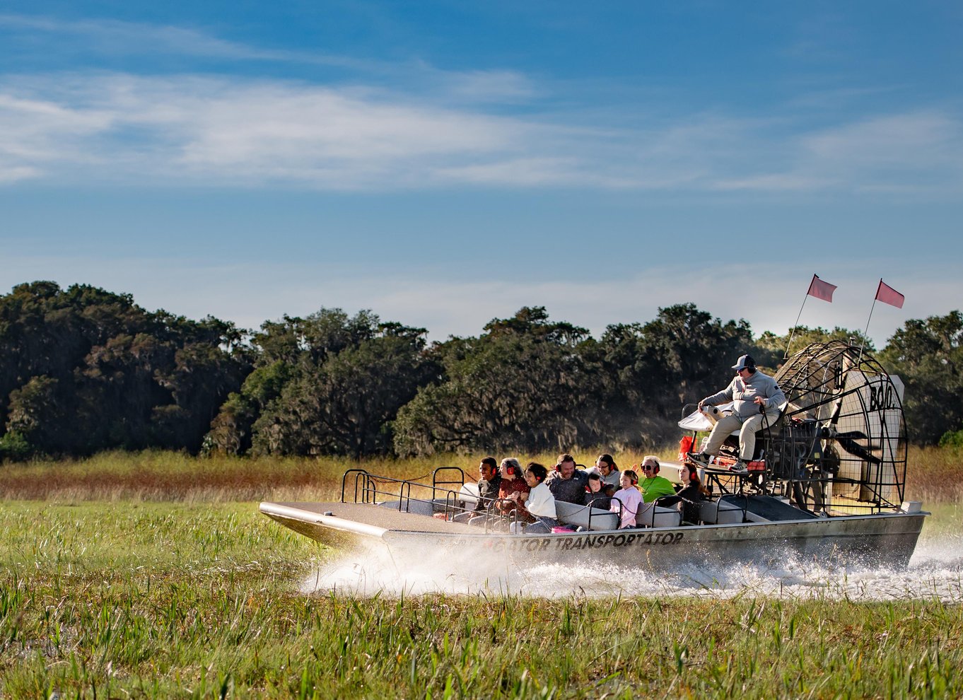 Kissimmee: Boggy Creek Airboat Ride med valgfrit måltid