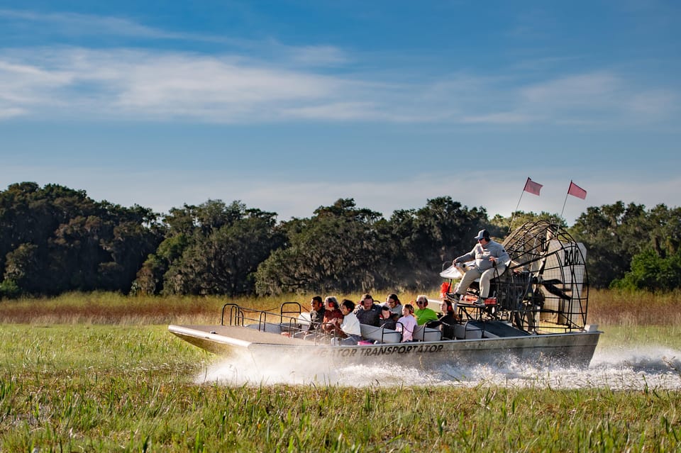 Kissimmee: Boggy Creek Airboat Ride with Optional Meal | GetYourGuide