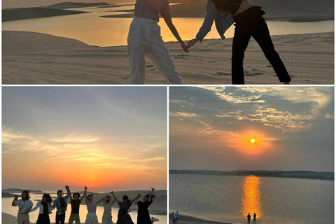 Doha: Sunrise Desert Safari to Inland Sea with Camel Ride