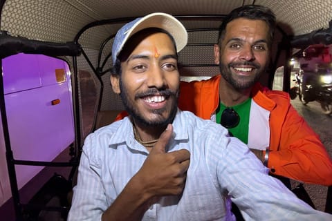 Jaipur: Night Tuk-Tuk Tour with Hotel Pickup & Drop-off