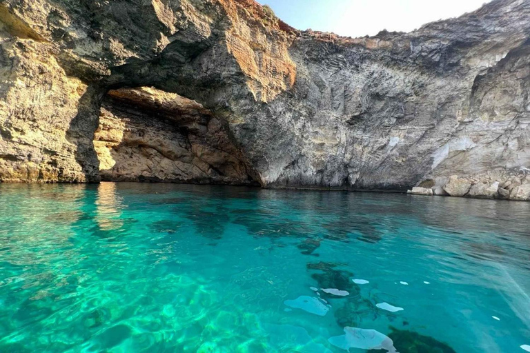 Comino Tour en barco privado: Laguna Azul/Cristalina, Malta y Gozo