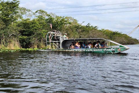 Miami: Everglades Airboat, Gator Encounter & Bus Transfer