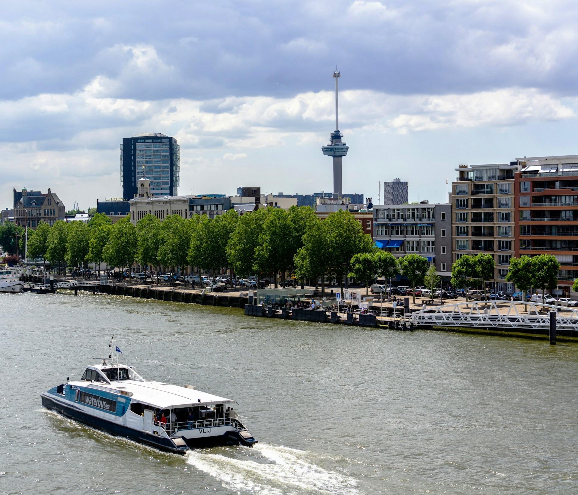 Wasserbus: Ticket für Rotterdam & Kinderdijk & Stadt-Audiotouren