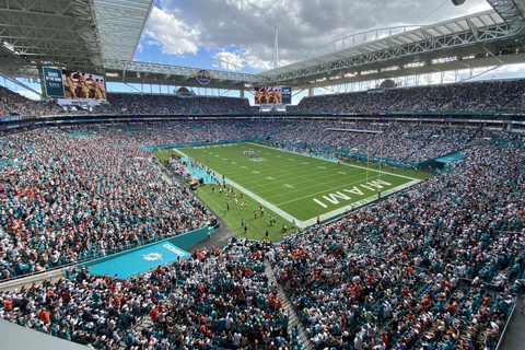 Miami Dolphins NFL Football Game Ticket Sideline