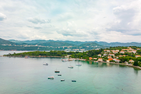 Dubrovnik/Cavtat: Blue Cave & Elaphiti with Food/Drinks From Dubrovnik Old Town