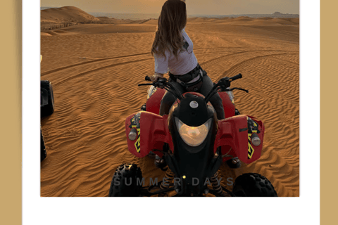 Riyadh : Sand Dune Desert Camel Ride + ATV ( Guide Bike )