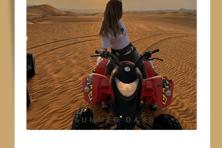 Riyadh : Sand Dune Desert Camel Ride + ATV ( Guide Bike )