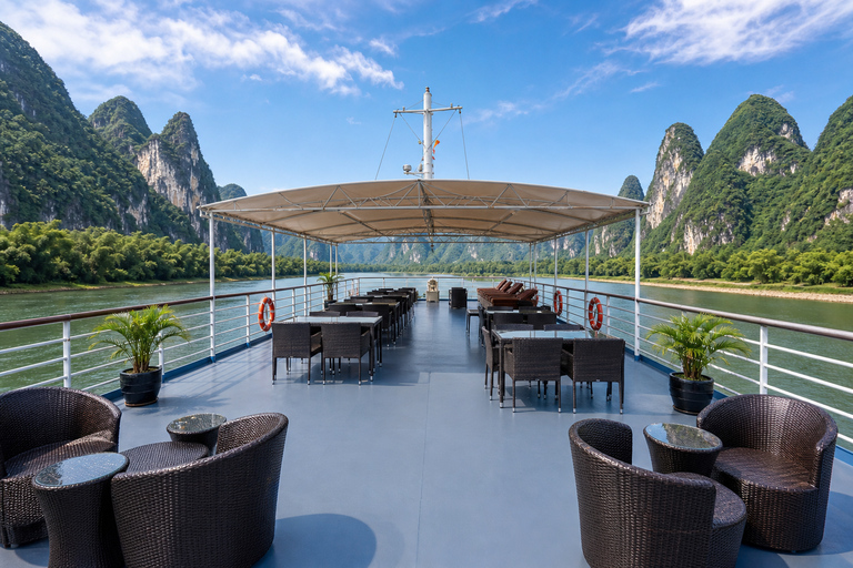 Guilin: Li River Cruise to Yangshuo | 3-5 Star Options From Yangshuo to Yangdi: Li River 3-Star Cruise