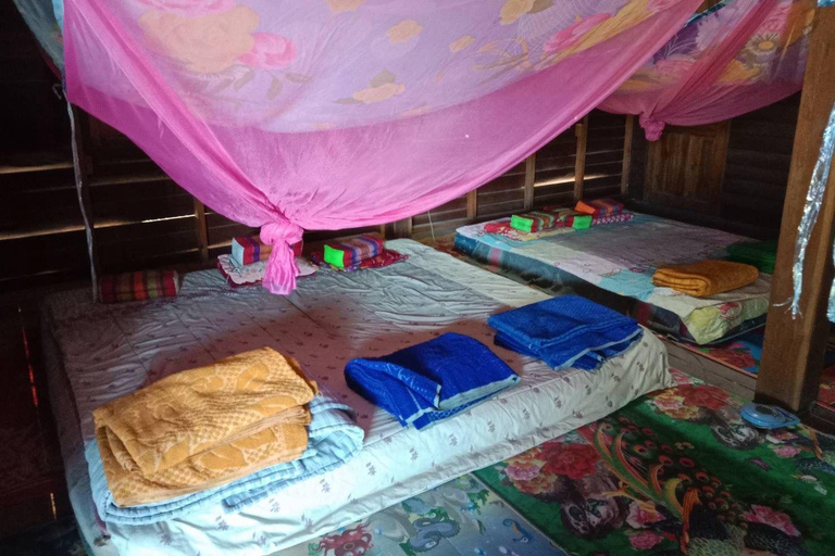 Chiang Mai: 2-Day Jungle Trek with Elephant Farm & Raft Ride Hotel Pickup and Drop-off (within Pickup Area)