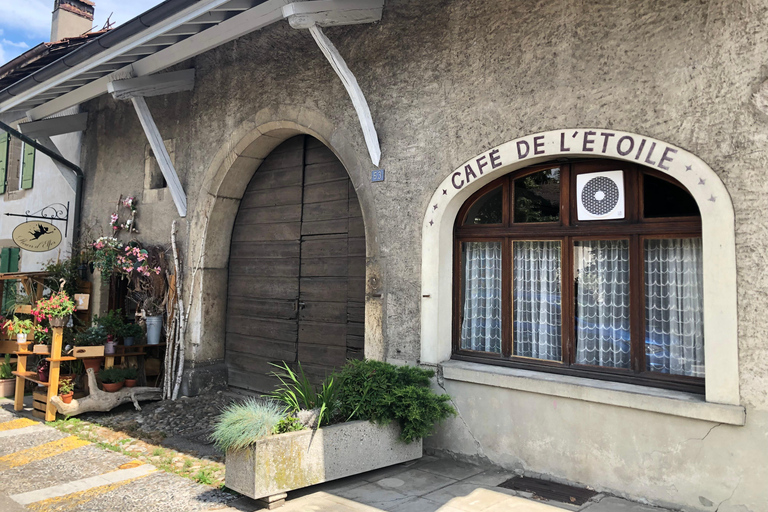 Genèves landsbygd och vinprovning med elcykel