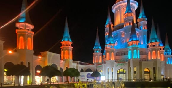 From Alanya & Side: Land of Legends Night Show with Transfer