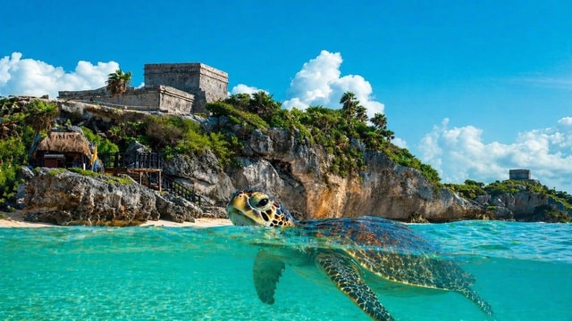 Snorkeling in Tulum: Playa Santa Fé, food tasting and lunch at María Bonita