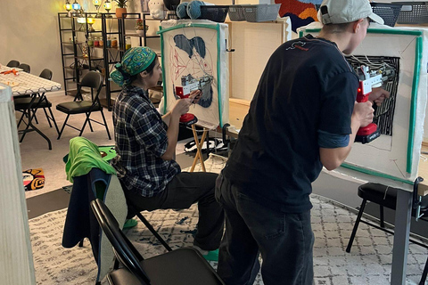 Workshop de tufagem de tapetes em FiladélfiaRug Tufting Workshop in Philadelphia