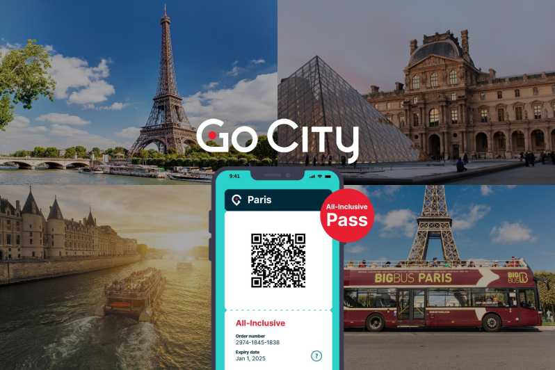 Paris All-Inclusive Pass: 2, 3, 4 eller 6 dager - Go City