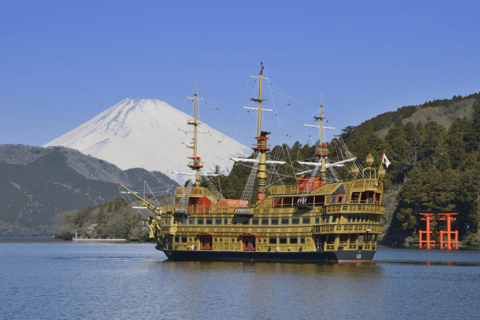 Depuis Tokyo : Excursion privée d&#039;une journée au Mont Fuji et à HakoneVisite en bus partagée du Mont Fuji