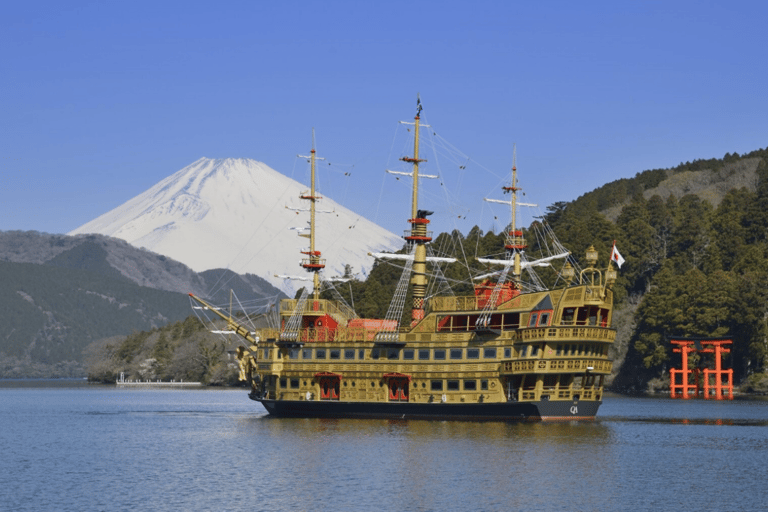 Depuis Tokyo : Excursion privée d&#039;une journée au Mont Fuji et à HakoneVisite en bus partagée du Mont Fuji