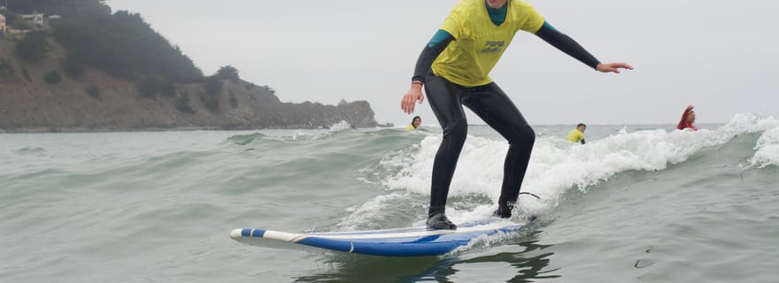Cours de surf pour débutants - Pacifica ou Santa Cruz