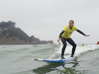 Leçon de surf pour débutants - Pacifica ou Santa Cruz