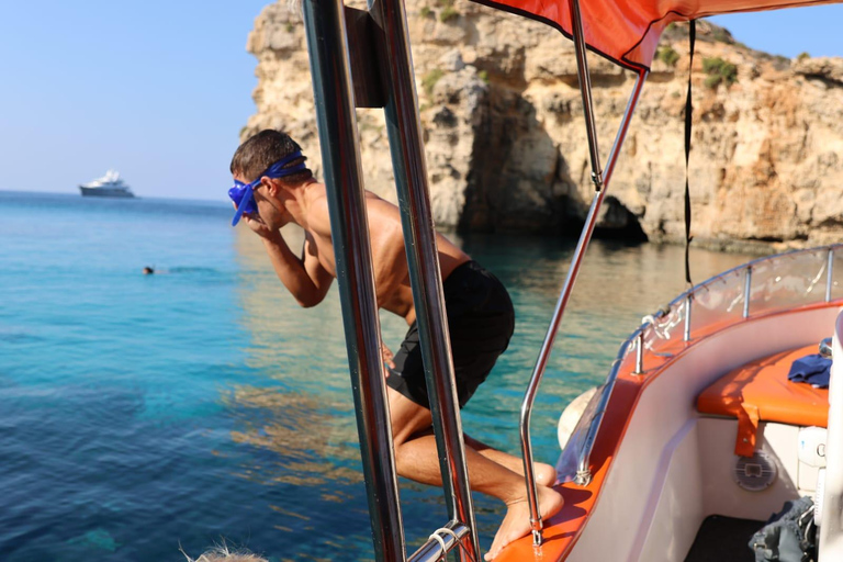 Prywatny rejs wycieczkowy: Odkryj Błękitną i Kryształową Lagunę Comino