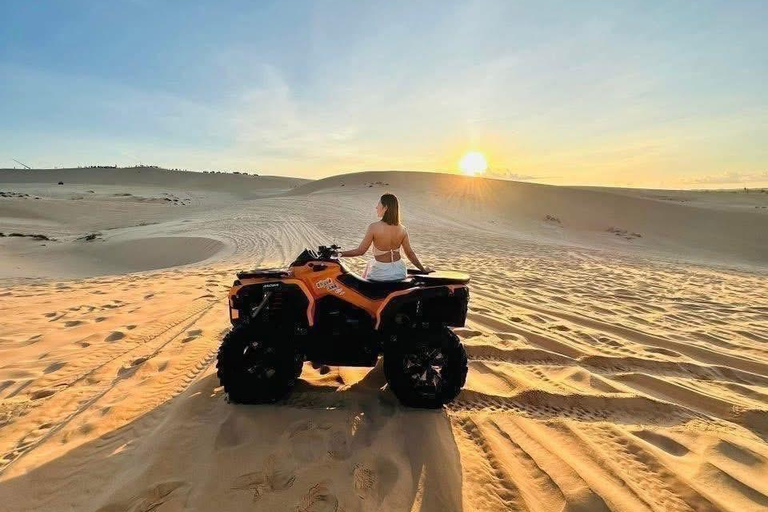 Mui Ne: White Dunes Sunset, Jeep & ATV Adventure Jeep Tour + ATV Passenger Ride