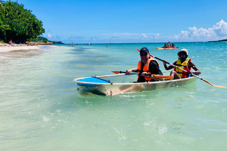 ILET GOSIER: visita o ilet du gosier num caiaque transparente