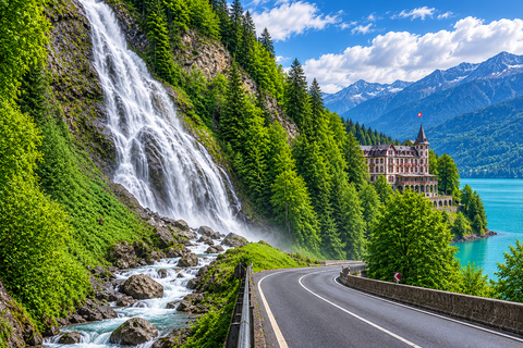 From Basel: Private Waterfalls Day Trip with Hotel Pickup