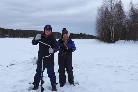 Pesca en la zona de Rovaniemi