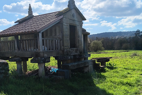 Roads from Tui to Santiago Compostela