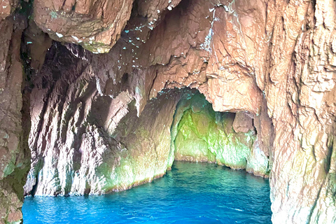 De Sagone/Cargèse: Passeio de barco por Scandola, Piana e Girolata