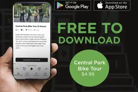 Central Park: App til selvguidet cykeltur - lyd + skrift