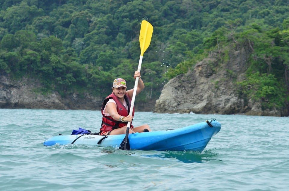 Uvita Parco Nazionale Marino Ballena Kayak da mare e snorkeling