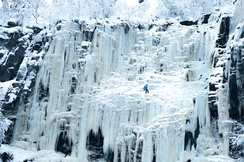 Ab Rovaniemi: Tour durch die Korouoma-Schlucht und die gefrorenen Wasserfälle