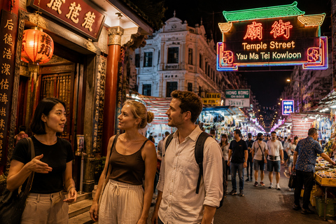 Hong Kong: Yau Ma Tei Night Walking Tour with Local Host