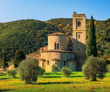 Florencja: Dolina Orcia, Montalcino, Pienza z lunchem i winem