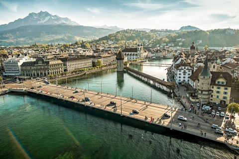Depuis Zurich : Lucerne et mont PilateAutomne : Lucerne et mont Pilate déjeuner inclus