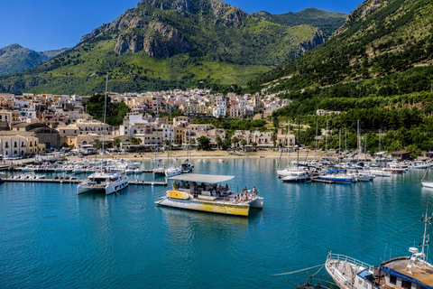 Castellammare: Catamaran Tour – Scopello Caves and Zingaro Nature Reserve Catamaran Tour: Caves, Scopello and Zingaro Nature Reserve