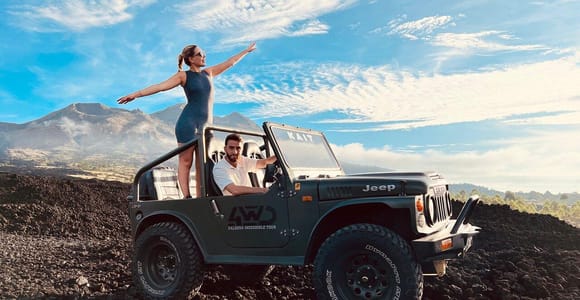 From Ubud: Mount Batur Shared Jeep Sunrise & Hot Spring Tour