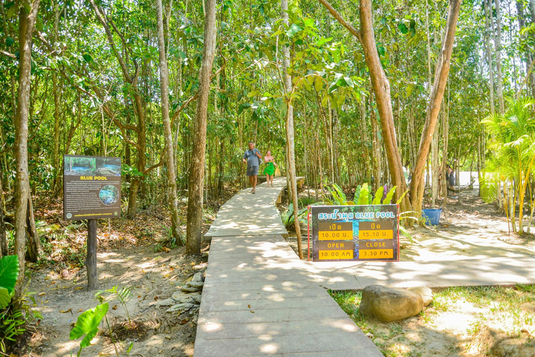 Escapade privée à Krabi : Piscine d'émeraude, sources d'eau chaude et grotte du tigreFourgon privé