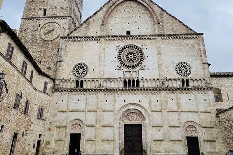 Assisi: Three Saints, St Carlo, Francis & Clare Walking Tour Spanish Tour