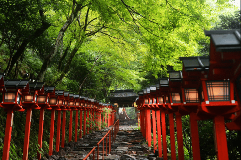 Från Kyoto: Dagstur till Kifune Shrine+Kuruma OnsenPrivat skräddarsydd dagstur