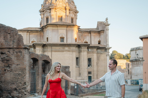 Rome: Private Editorial Shoot at Trevi Fountain or Colosseum Early Morning Trevi Fountain: 30-Minute Private Shoot